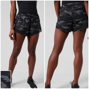 Athleta Dark Camo Athletic Shorts